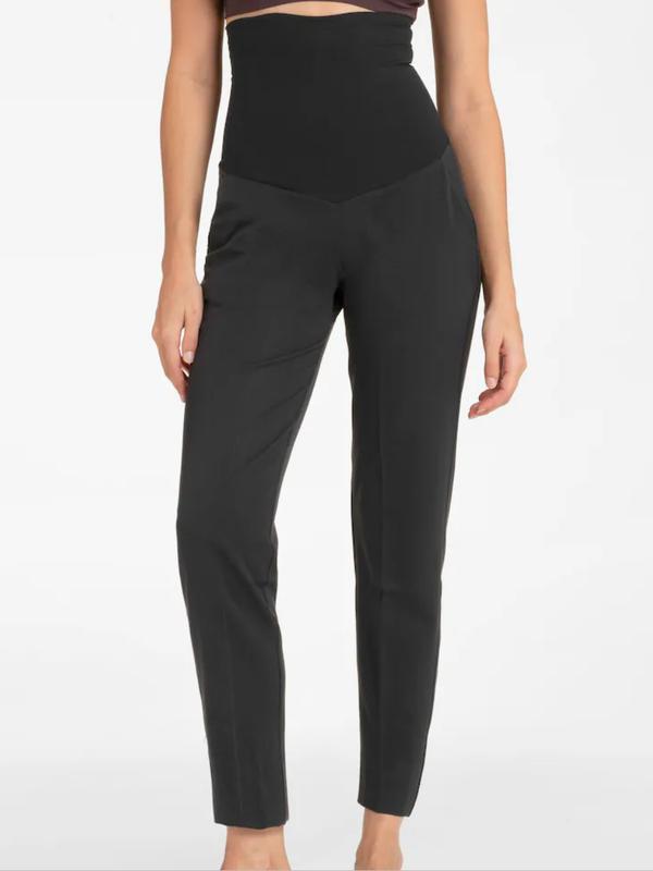 Garland Tapered Maternity Trousers in Black