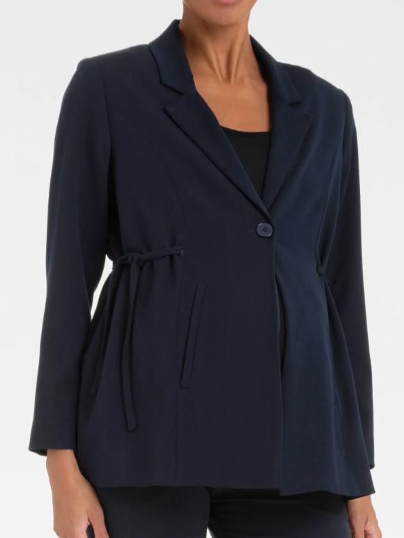 Blaise Tailored Maternity Blazer in Navy