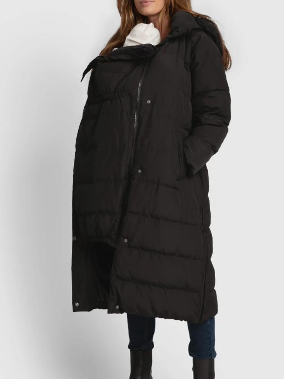 Monika Maternity 2-in-1 Puffer Coat in Black