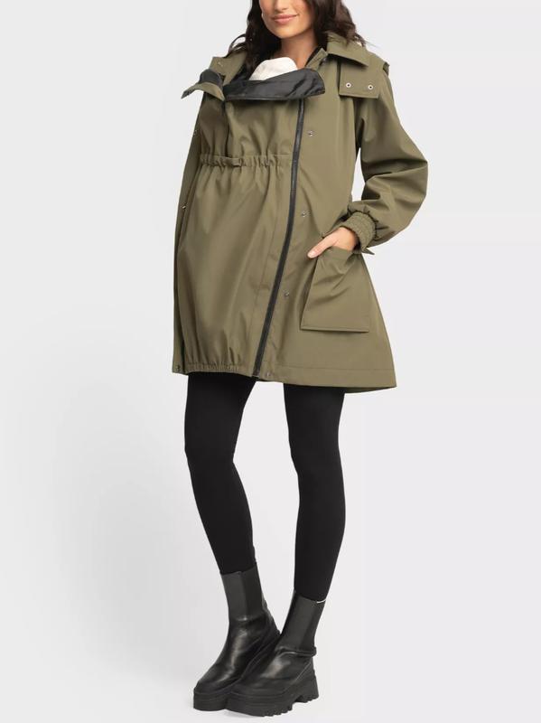 Kehlani 2-in-1 Babywearing Utility Jacket in Khaki